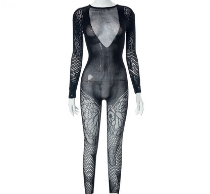 Butterfly Mesh Bodysuit